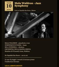 EMM Presents:  Mala Waldron - Italy Tour/August 2015 (in Collaboration with Caprioni Eventi)
