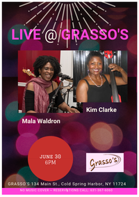 Duo w bassist, Kim Clarke