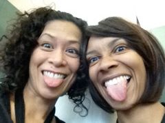Downtime for Jamila and Celia!
