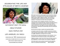 Celebrating the Life & Struggles of Berta Caceres