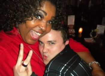 The fabulous Liz Mikel and I after my CD release.
