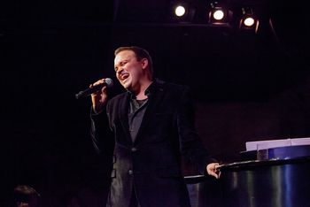Singing at the Cafe Carlyle.  Photo by Seth Walters.
