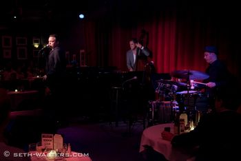 Me with Steve Doyle & Daniel Glass of the Cast Party Symphony Orchestra.  Photo by Seth Walters.
