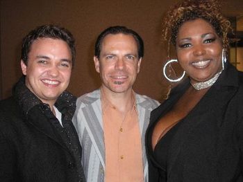 Liz Mikel, Kurt Elling and moí.
