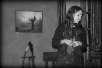 Singing Jazz at Nectar Restaurant, Cuenca, Ecuador November, 2012
