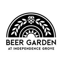 Todd and Dylan at Independence Grove Forest Preserve Beer Garden