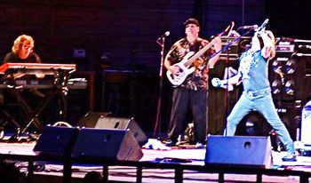 L to R: Tommy Zvonchek, JG, Joe Lynn Turner in Carrboro, NC
