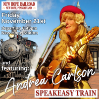 Andrea Carlson on the Speakeasy Train!