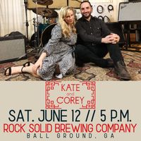 Kate and Corey at RockSolid Brewing Co.