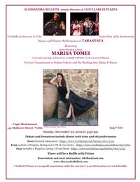 TARANTATA 40th anniversary benefit