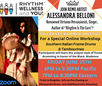 SUMMER SOLSTICE DRUMMING WORKSHOP AND RITUAL 
