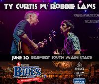Ty Curtis Band with Robbie Laws, South Stage set