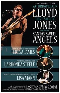 Lloyd Jones with Santa's Sweet Angels