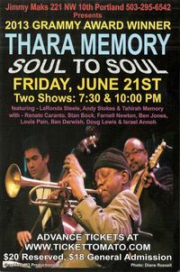Thara Memory gig: "Soul To Soul"