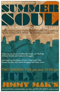 The Portland Soul All-Stars: "A Celebration of Summer Soul!"