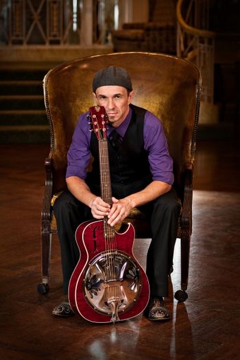 Mick with Dobro
