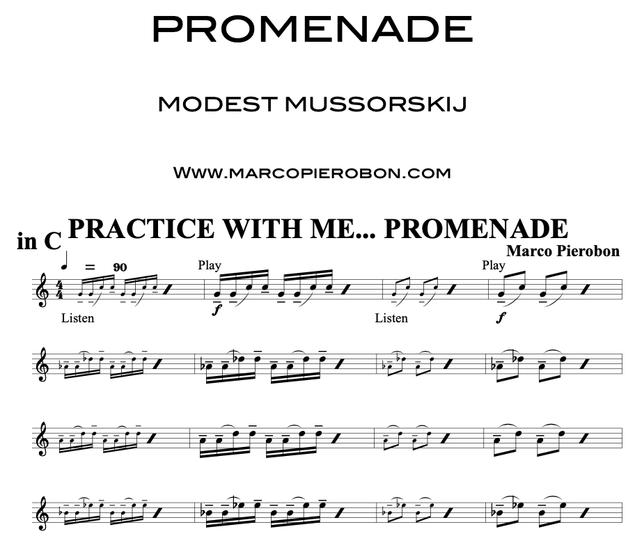 Promenade - Practice Exercises PDF