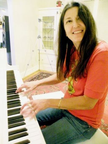 At Byron's Piano
