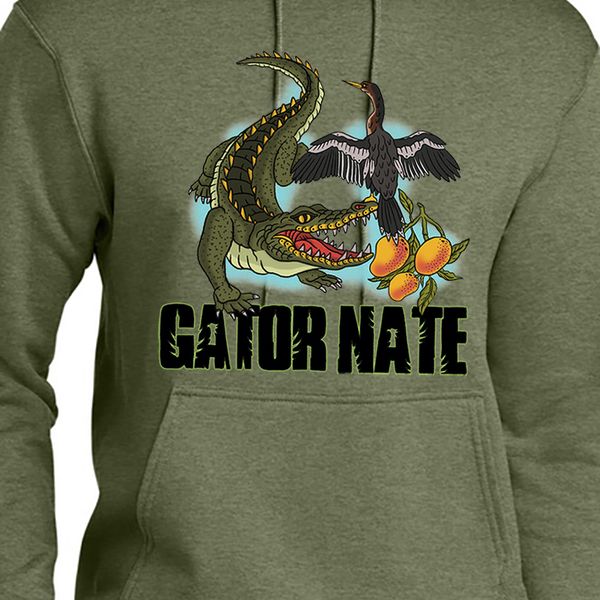 Gator Bird Hoodie (Green)