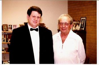 With my teacher, Anshel Brusilow, at UNT

