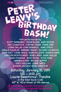 Celebrating Peter Leavy & The American Songbook Association