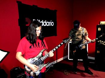 Heroes7 Working Through Another Heavy Track Using D'addario Strings.
