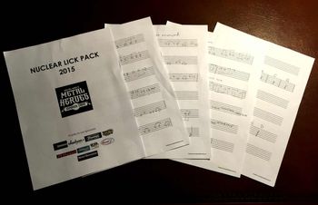 Guitar Lick Pack For Metal Mike's Workshop.
