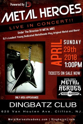 Metal Heroes Spring Workshop 2018.
