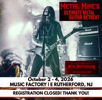 Metal Mike's Ultimate Metal Guitar Retreat 2026