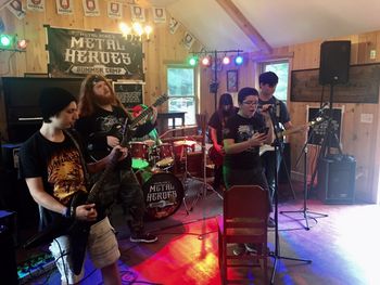 Jamming Some Black Sabbath While Preparing For The Final Concert.
