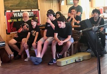 MH19 Some Attentive Campers Watching Ronnie Lipnicki Drum Clinic.
