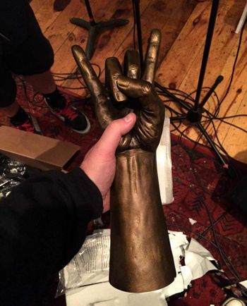 Metal Mike Got An Award, Too.
