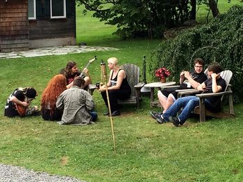 Just Relaxing With Our Own Tribe.
