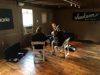 Plenty Of Metal Jamming At The Camp.
