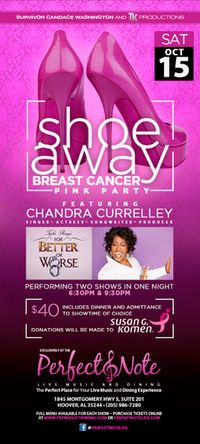 SHOE AWAY Breast Cancer Pink Party