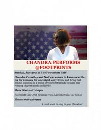 Chandra Currelley @ Footprints