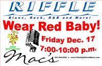 RIFFLE - "WEAR RED BABY!" Holiday Party