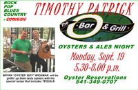 TIMOTHY - Oysters & Ales