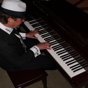 Playing the piano
