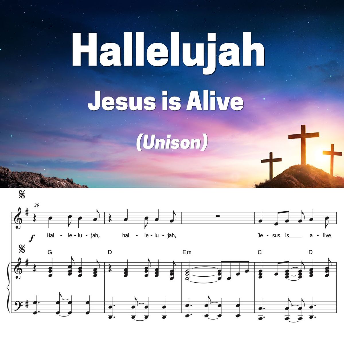 Hallelujah, Jesus is Alive