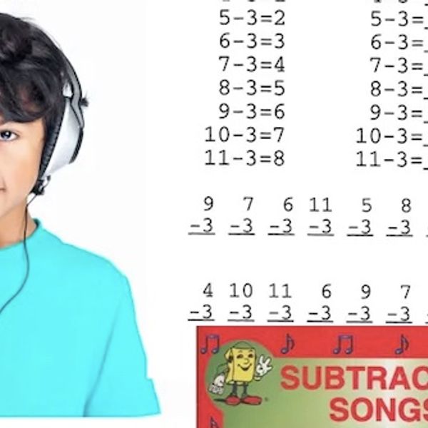 Subtraction Songs mp4 Video (34 minutes)