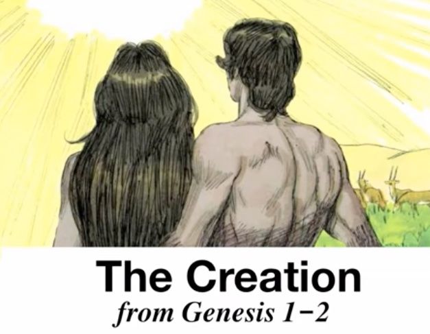 !. The Creation Read Along Bible Story mp4