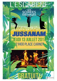 Jussanam Quintet a la Soirées Estivales 2017- L'Escarene