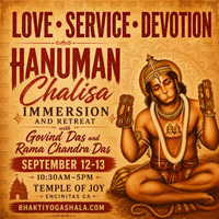 Love Service Devotion: A Hanuman Chalisa Immersion
