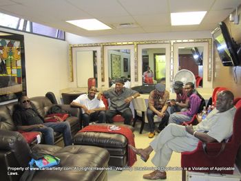On Tour w/ Lonnie Liston Smith, in Ohio...Band Hanging Out Backstage, Pre-Show!
