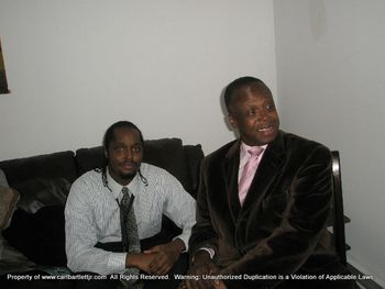 With My Extraordinary Uncle & Trumpeter, Charles Bartlett, Backstage @ Sistas' Place!

