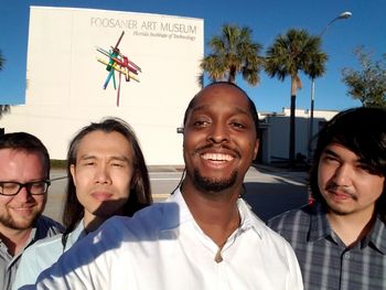 March 2, 2018 - We love pre-show selfies!  The Carl Bartlett, Jr. Quartet @ Foosaner Art Museum. CD Release Tour "PROMISE!" 2017-2018
