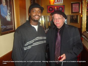 With Saxophonist Great Richie Cole at The Iridium!
