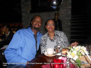 With Mom, at My Performance at Garage Restaurant & Cafe!

