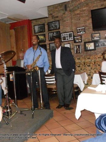 Here with Uncle Charles Taking In Some Cookin' Jazz!
